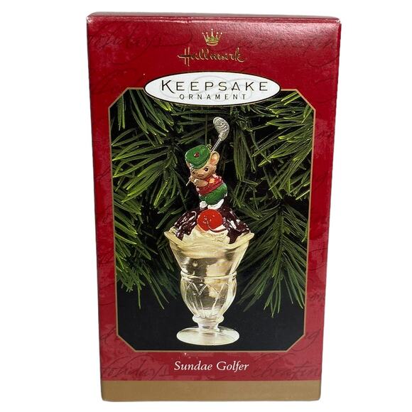 Hallmark Sundae Golfer Ornament - Picture 2 of 9